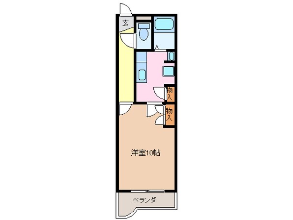 川越富洲原駅 徒歩12分 1階の物件間取画像